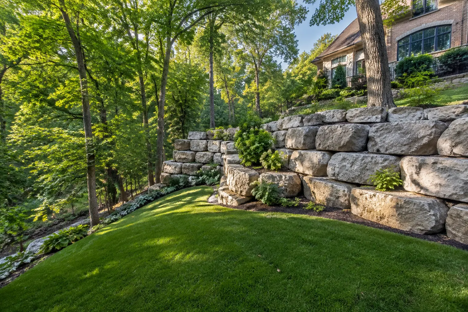Armour Stone wall material and finish options