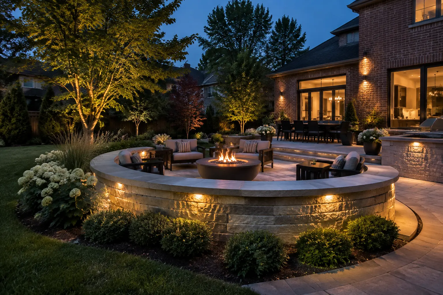 Garden & Seating Walls retaining wall example