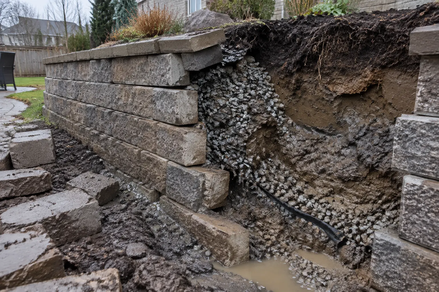 Why Retaining Walls Fail: Warning Signs & Causes